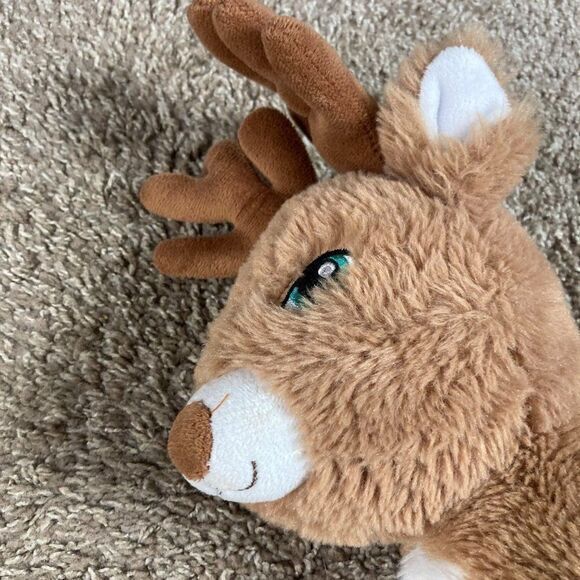 Build A Bear Glisten Reindeer Plush 2015 Christmas Stuffed Animal Brown Deer - Picture 7 of 11